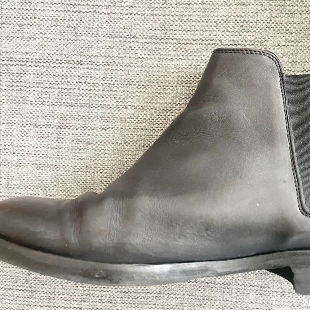 Valentino Women's Black Leather Ankle Boot Size 8.5
